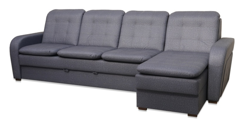 "Сенатор" диван удлиненный с оттоманкой