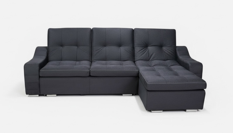 "Соня-10" диван с оттоманкой с подлокотниками